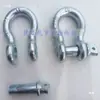 Eslinga de anillo de resorte elevación tipo grillete de arco americano estándar nacional alta resistencia grillete tipo arco gancho para montacargas aparejo 1T