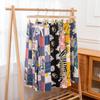 Pantalones de pijama de algodón de verano ropa de casa finos para mujer pierna ancha holgados talla grande pantalones de playa pantalones a prueba de mosquitos para cuarentena se pueden usar afuera