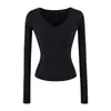 Otoño/Invierno 2026 Estilo Coreano Cuello en V Color Sólido Básico Temperamento Delgado Versátil Tejido Capa Base Suéter para Mujer Favorecedor