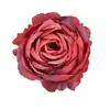 Flores Artificiais Peônia Rosa com Borda Enrolada Cabeças de Flor Decoração de Casamento Cenário para Fotografia Acessórios para Caixas de Presente Cabeças de Flores Artificiais