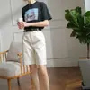 Pantalones Casuales de Traje para Mujer Modernos y Sofisticados, Nuevos Shorts de Pierna Ancha con Caída de Cintura Alta para Verano 2025