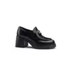 Versión de Piel de Vaca~Mocasines de Piel Genuina para Mujer 2026 Estilo Nuevo Tacón Grueso Suela Gruesa Zapatos de Una Sola Pieza Moneda de Oro Británicos Slip-ons Zapatos Pequeños de Cuero