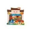 Imanes de Refrigerador de Madera de Monumentos Chinos, Ciudades Turísticas, Hong Kong, Macao, Qingdao, Xuzhou, Imanes de Refrigerador de Shanghái al por Mayor