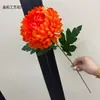 Flor Artificial de Crisantemo Garra de Dragón de Tallo Único, Dalia, Crisantemo Bola, Producto Transfronterizo Más Vendido, Flores para Proyectos, Arreglos Florales para Sacrificios, Venta al por Mayor de Comercio Exterior