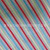 Tela Organza Rayas Arcoíris Pequeñas Rayas Teñidas en Hilo de 1 cm Juguete Caja de Regalo Empaque Tela para Pasador Color de Punto