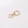 Llavero de Concha de Arcilla Polimérica con Anilla Plana Set de Dos Piezas Colgante de Bolso Hecho a Mano DIY Materiales Accesorios Al Por Mayor