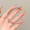 2026 Nuevo Modelo Pulsera de Hilo de Cinco Colores del Festival del Bote del Dragón para Niños, Pulsera Ajustable para Niñas, Hilo Tejido Hecho a Mano con Pequeño Diseño de Zongzi