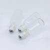Botella Transparente Esmerilada de 5 ml con Dispensador de Bola Rodante Suministro Botella de Perfume Esmerilada Botella para Aceites Esenciales Cosméticos Botella Dispensadora de Aceites Esenciales