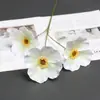 Nova flor de fada artificial de 3 cabeças para decoração de casamento, arranjo floral, flor artificial para decoração de casa e hotel, arranjo floral de casamento