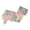 Fita de tecido estampado estilo pastoral com rosas, acessórios para cabelo feitos à mão, material faça você mesmo, laço caseiro, acessórios para grampos de cabelo