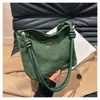 Gamuza Casual Gran Capacidad Simple Moda Primavera 2024 Casual Color Sólido Elegante Moderno Moda Bolso Tote