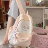 Mochila escolar impresa de colores muy elegante, bolsa casual de doble hombro fresca y linda, mochila ligera de gran capacidad