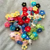 Hilo Flores Tejidas a Mano Accesorios de Tejido Hechos a Mano Adornos Accesorios de Decoración para Ropa Flor de Ganchillo Hecha a Mano Ledezhu