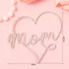 Decoración para Pastel Día de las Madres 2025 Mariposa Luminosa Adorno de Luz Capullo de Tulipán Hada Mamá Inserto de Diamante