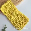 Diadema Elástica de Punto de Seda Coreana para Niños de 7cm Diadema de Ganchillo 45 Colores en Stock