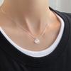 Nalan Plata Esterlina S925 2024 Año Nuevo del Dragón Auspicioso Deseo Longevidad Candado Collar Lujo Accesible Cadena Clavícula Y01441