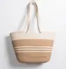 Bolsa Feminina de Ráfia Trançada Bolsa Tote 2024 Nova Bolsa de Grande Capacidade Bolsa de Ombro Versátil Bolsa Cesta