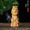 Talla de Madera de Tuya Taihang Adornos de las Cuatro Bellezas Diao Chan Xi Wang Zhao Jun Shi Yang Yuhuan Manualidad de Relieve de Dibujos Animados Lindos