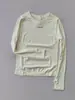 Camiseta de Manga Larga con Letras para Mujer, Ajustada, de Secado Rápido, para Deportes de Otoño e Invierno, Running, Yoga, Gimnasio, Elástica, Transpirable, Top Ceñido