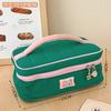 Bolsa de Cosméticos de Aspecto Elegante y Linda, Corazón Femenino, Bolsa de Almacenamiento de Productos para el Cuidado de la Piel de Gran Capacidad, Bolso de Mano, Bolsa de Aseo de Viaje