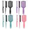Set de Peines de Estilo para el Hogar Peine con Masaje y Calados Peine para el Cabello Peine Plegable Conveniente Peine Alisador de Cabello Set de Tres Piezas