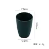 Taza de Beber Directo para Sala de Estar del Hogar, Taza de Plástico Grueso de Vientre Grande, Taza Simple de Color Sólido para Desayuno y Leche, Taza Diaria para Enjuague Bucal