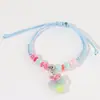 Pulseira Colorida de Frutas Dopamina de Verão, Simples e Versátil, Pulseira Infantil Fofa, Pulseira Artesanal Ajustável Atacado