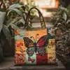 2026 Sitio Independiente Transfronterizo Amazon Bolso Tote Acolchado Nuevo Estampado Digital Bolso de Algodón Casual para Viajero