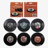 Posavasos de CD Muy Retro, Tapetes para Cerveza de Disco de Vinilo, Posavasos de Plástico para Café y Té, Productos Transfronterizos, Venta Directa de Fabricantes