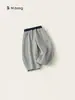 Ropa para niños Youbao: pantalones de lunares para niños, pantalones casuales para niñas, pantalones casuales infantiles de bloques de color con corte curvo, pantalones tipo zanahoria para bebé, modernos