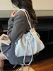 Bolso Tote Estilo Coreano con Estampado de Lichi para Mujer 2026 Invierno Nuevo Casual Simple Gran Capacidad de Hombro/Debajo del Brazo de Moda