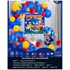 Ins Juego de Globos para Decoración de Cumpleaños Niños Niñas Fiesta de Cumpleaños de Bebé Accesorios para Disfrazar Escena