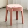 Taburete Bajo Infantil para el Hogar Banco Pequeño Silla para Adultos Plástico Engrosado Sala de Estar Baño Deslizante Taburete de Baño Taburete de Baño