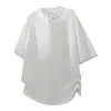 Camiseta Casual de Estilo Perezoso de Manga Corta para Hombre Transfronteriza 2026 Verano Nueva Cuello Redondo Holgada Talla Grande para Hombre Camiseta de Moda