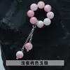 Nuevo colgante de cuenta redonda de cuarzo rutilado dorado natural estilo chino accesorios para pulsera creativa DIY al por mayor