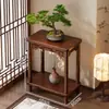 Estantería de pie para plantas de segunda mano para balcón y sala de estar, soporte de madera maciza de múltiples niveles para macetas, estante de exhibición para plantas suculentas