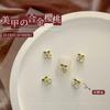 Accesorios Transfronterizos Nuevos para Uñas de Aleación de Cereza Fruta Rhinestone 3D Metal DIY Decoraciones de Uñas Portátiles Venta al por Mayor
