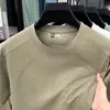 Nova Camiseta Casual Masculina de Manga Curta Estilo Americano para o Verão de 2026, Tamanho Grande, Gola Redonda, Pulôver, Camiseta Básica Simples Versátil