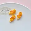 Juguete de Comida Nuevo Pan Dibujos Animados Accesorios Pequeños DIY Pegamento de Crema Juguetes de Dibujos Animados Adornos de Moda Joyería de Resina Parches