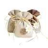 Bolsita Perfumada de Jazmín Colgante Aromaterapia para Coche Bolsita para Coche Fragancia de Larga Duración y Bolsita Eliminadora de Olores Hogar Armario Zapatero