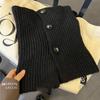 Mismo estilo que Xiaohongshu estilo ins bufanda conveniente para mujer estilo coreano bufanda tejida invierno cálido grueso chal versátil Moda