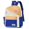 Primavera 2023 nueva mochila escolar de jardín de infantes de color de contraste grande, mediana y pequeña linda caricatura mochila para niños pequeños