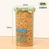 Pote hermético para cozinha pote de plástico para alimentos pote de armazenamento pote de armazenamento cereal lanches de cozinha armazenamento de geladeira