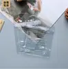 Tijeras Pequeñas de PVC, Tijeras para Uñas, Cable de Datos para Auriculares, Empaque para Joyería, Bolsa de Plástico de PVC, Bolsa con Cierre para Accesorios de Teléfono Móvil