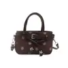 Bolsa de Mão Fashion de Bolinhas Nova Outono 2026 Versátil de Ombro Transversal Bolsa de Trabalho Casual Grande Capacidade
