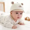 Touca para Bebês de 0 a 3 Meses, Boné de Beisebol com Aba Macia, Bonito e Adorável, Adequado para Recém-nascidos na Primavera e Outono