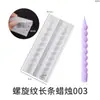Resina DIY 3D Laço Base para Vela Gesso Ornamento Laço Porta-Vela de Aromaterapia Molde de Silicone de Resina