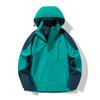 Conjunto de Jaqueta Três em Um 2024 com Forro de Fleece, Roupa de Montanhismo à Prova de Vento e Impermeável, Impermeável Profissional