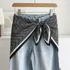 Lenço de Cabeça Triangular com Bolinhas Retro Francês para Mulheres Primavera e Outono Novo Estilo Peça de Camada Externa Cobertura de Quadril Lenço de Cintura Xale Versátil