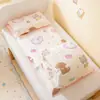 Funda Nórdica Infantil 100% Algodón Pieza Única Niños Niñas Dibujos Animados 120x150x200 Funda Nórdica para Bebé Juego de Tres Piezas